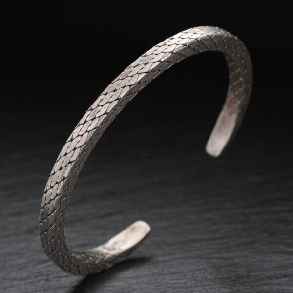 シルバーバングル フリーサイズ beatjive801_kbr-230006