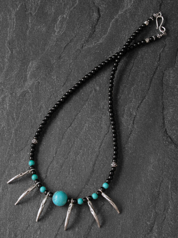 カレンシルバー ×ターコイズ ネックレス 民族衣裳 モン族 a03-25-600x800.jpg