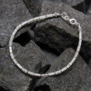 カレン族シルバー ビーズ ブレスレット アンクレット シンプル SV950 a04-18