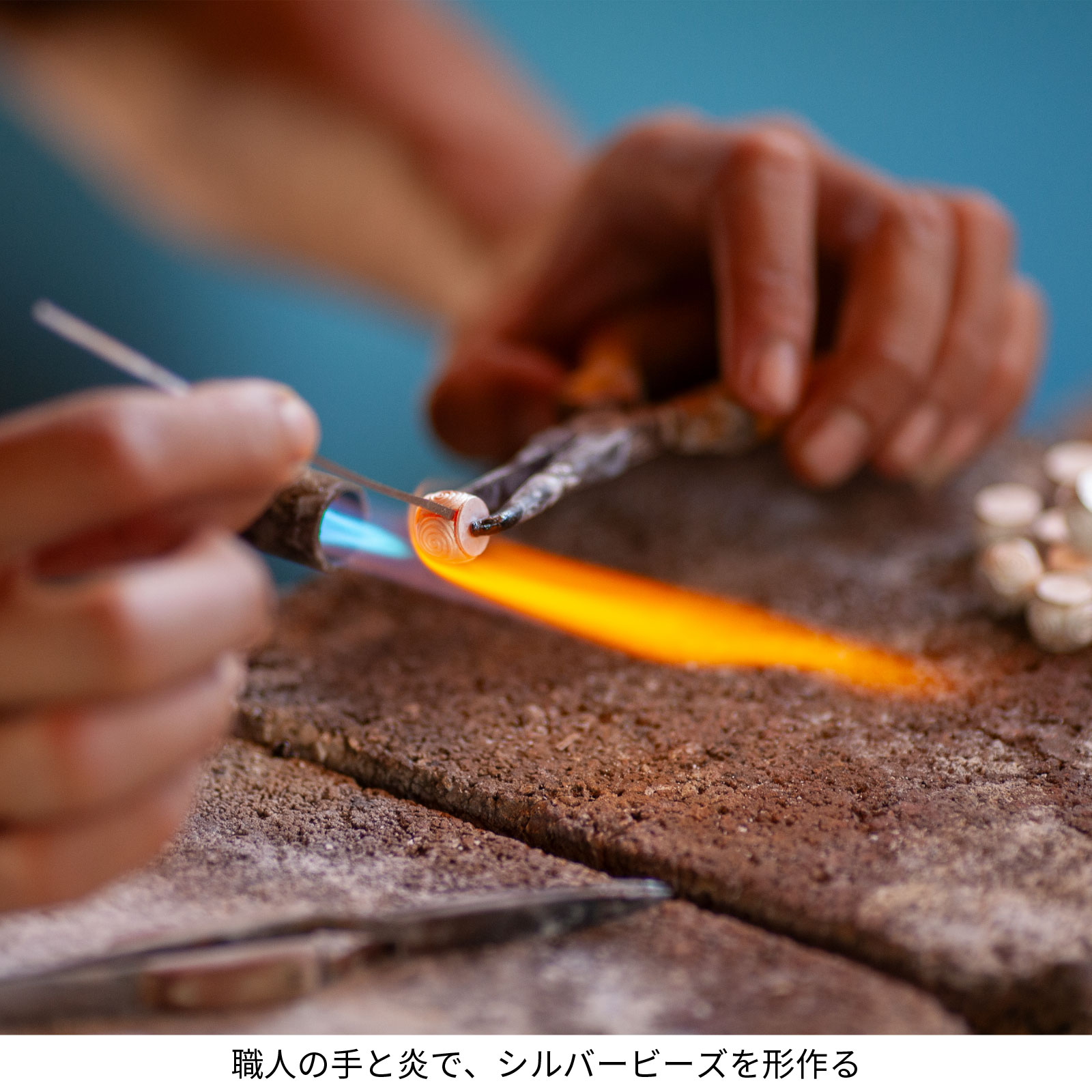 カレン族 カレンシルバー シルバービーズ ネックレス シンプル 民族