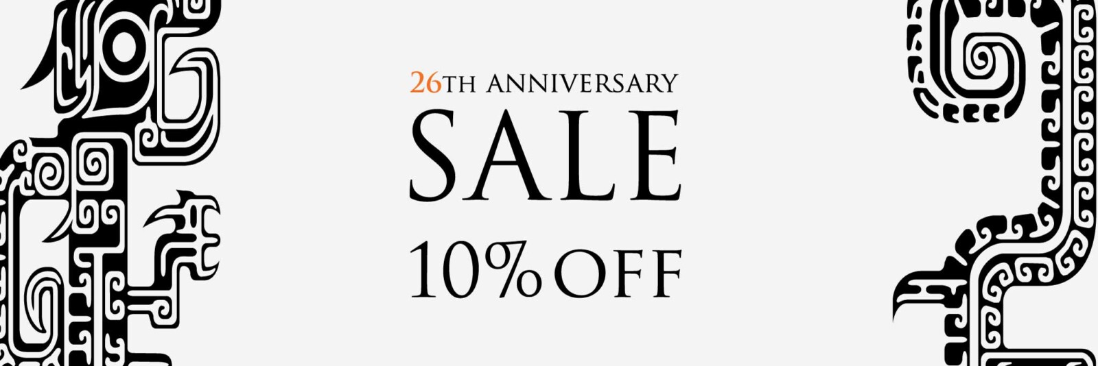 26周年セール、クーポンで全品10%OFF！　7/5(日)～7/31(金)