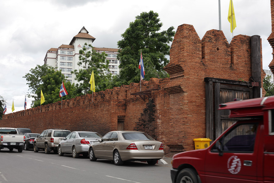 チェンマイ旧市街の城壁