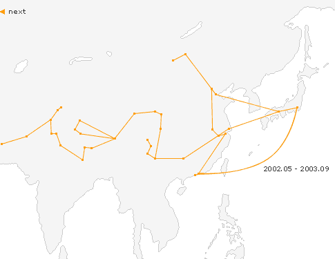 鉄郎の軌跡 - 日本～ユーラシア